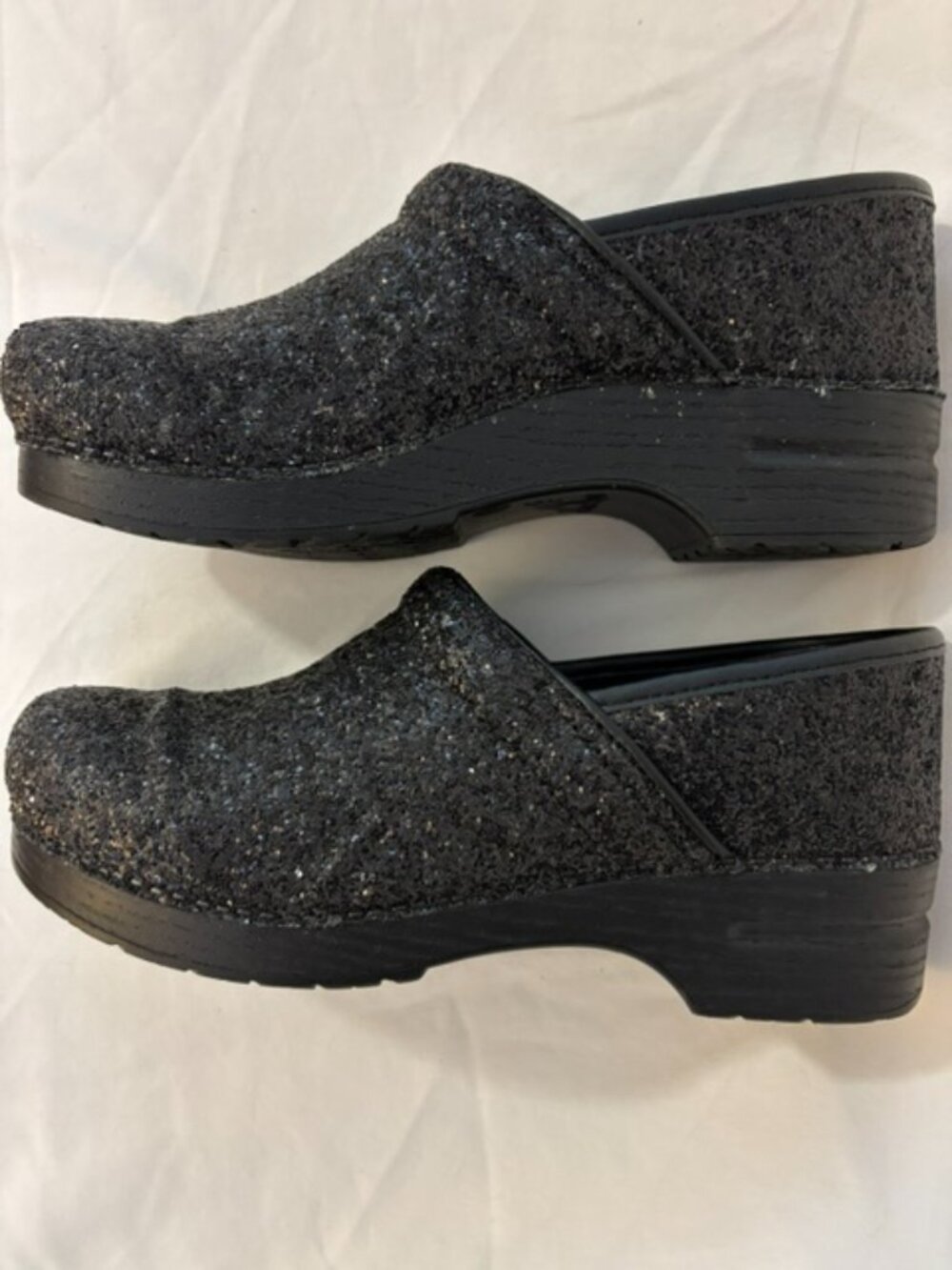 Dansko Professional Clog in Limited Edition Black Glitter Women Size 42 (US 11) - Picture 12 of 13